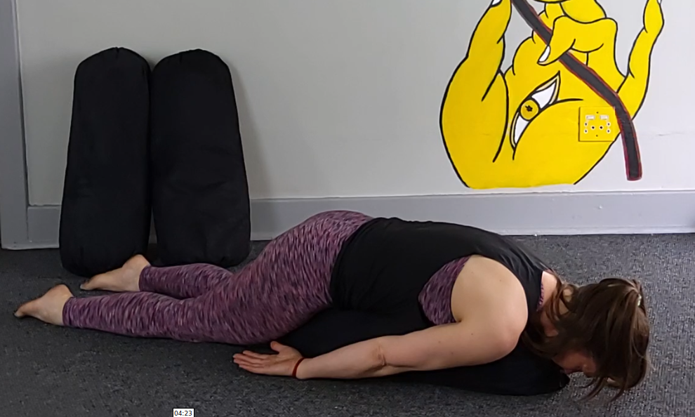 preparation for upwardfacing dog pose