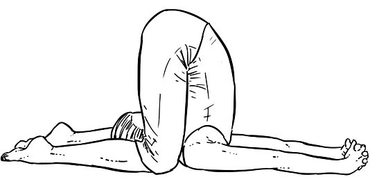 karnapidasana